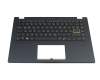 Tastatur inkl. Topcase DE (deutsch) schwarz/schwarz original für Asus VivoBook 14 L410MA