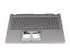 6B.JDEN2.014 Original Acer Tastatur inkl. Topcase DE (deutsch) grau/grau mit Backlight
