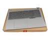 Tastatur inkl. Topcase DE (deutsch) grau/grau mit Backlight original für Lenovo ThinkBook 16 G6 IRL (21KH/21NR)