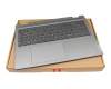 Tastatur inkl. Topcase DE (deutsch) grau/grau mit Backlight original für Lenovo Yoga 7 16IAP7 (82QG)