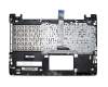 13GNUH10P190-3 Original Asus Tastatur inkl. Topcase DE (deutsch) schwarz/silber