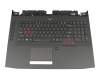 13N0-F4A0E01 Original Acer Tastatur inkl. Topcase US (englisch) schwarz/schwarz mit Backlight