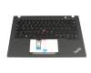 17157486 Original Lenovo Tastatur inkl. Topcase DE (deutsch) schwarz/schwarz mit Backlight und Mouse-Stick