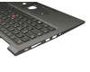 18F86D0JG621 Original Lenovo Tastatur inkl. Topcase DE (deutsch) schwarz/grau mit Backlight und Mouse-Stick