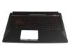 1KAHZZG0003W Original Asus Tastatur inkl. Topcase DE (deutsch) schwarz/schwarz mit Backlight