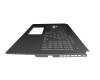 1KAHZZQ0121 Original Asus Tastatur inkl. Topcase DE (deutsch) schwarz/transparent/grau mit Backlight