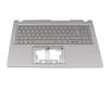 1KAJZZG0204 Original Acer Tastatur inkl. Topcase DE (deutsch) silber/silber mit Backlight