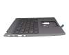1KAJZZG65F Original Quanta Tastatur inkl. Topcase DE (deutsch) dunkelgrau/grau