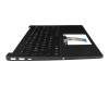 2H-AEEGMQ13211 Original Primax Tastatur inkl. Topcase DE (deutsch) schwarz/schwarz mit Backlight
