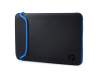 Schutzhülle (schwarz/blau) für 15.6" Geräte original für HP Pavilion 15-cs0600