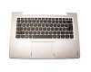 35046996 Original Medion Tastatur inkl. Topcase DE (deutsch) schwarz/silber mit Backlight silberner Rand
