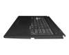 3BBKYTAJN00 Original Asus Tastatur inkl. Topcase US (englisch) schwarz/weiß/schwarz mit Backlight