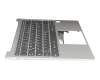 460.0FD04.0003 Original Lenovo Tastatur inkl. Topcase DE (deutsch) grau/silber mit Backlight