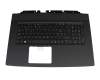 46M06ACS005563 Original Acer Tastatur inkl. Topcase SF (schweiz-französisch) schwarz/schwarz mit Backlight