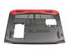 Gehäuse Unterseite schwarz-rot original für Acer Predator Helios 300 (PH317-52) Serie