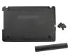 Gehäuse Unterseite schwarz original (mit ODD-Schacht) inkl. Laufwerksblende & LAN-Anschluss-Abdeckung für Asus VivoBook Max A541UA