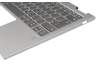 5CB0Q95873 Original Lenovo Tastatur inkl. Topcase DE (deutsch) grau/silber mit Backlight