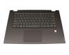 5CB0S17576 Original Lenovo Tastatur inkl. Topcase US (englisch) grau/grau mit Backlight