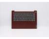 Lenovo 5CB0X56748 C-Cover with keyboard,Arabic,Coral Red,Non_Backlight,Fingerprint
