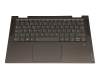 5CB1A08859 Original Lenovo Tastatur inkl. Topcase DE (deutsch) grau/dunkelgrün mit Backlight