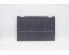 Lenovo 5CB1A22464 C-Cover with keyboard, French, Slate Grey, Backlight