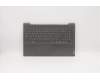 Lenovo 5CB1A29940 C-Abdeckung mit Tastatur, Englisch (GB), Platingrau, Hintergrundbeleuchtung, Fingerabdruck