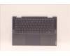 Lenovo 5CB1D12407 C-Cover with keyboard, Spanish, Storm Grey, UK