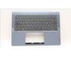 Lenovo 5CB1H72394 C-Cover with keyboard, French, Stone Blue, US