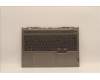 Lenovo 5CB1J23725 C-Cover with keyboard, French, Mineral Grey