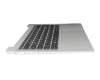 5CB1L10854 Original Lenovo Tastatur inkl. Topcase DE (deutsch) schwarz/silber mit Backlight