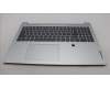 Lenovo 5CB1L11377 C-Cover with keyboard, French, Cloud Grey, Backlight, Fingerprint, US