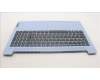 Lenovo 5CB1L28290 C-Cover with keyboard, German, Frost Blue, Non-Backlight, UK
