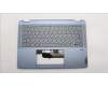 Lenovo 5CB1L30742 C-Cover with keyboard, Belgian, Stone Blue, Backlight, UK