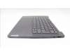 Lenovo 5CB1L39447 C-Cover with keyboard,Nordic,Storm Grey