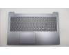 Lenovo 5CB1L45728 C-Cover with keyboard, Italian, Arctic Grey, Backlight, UK