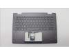 Lenovo 5CB1L48312 C-Abdeckung mit Tastatur, Arabisch, sturmgrau, Ohne Fingerabdruck, US