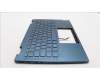 Lenovo 5CB1L48341 C-Abdeckung mit Tastatur, Bulgarisch, aquamarinblau, Ohne Fingerabdruck, GB