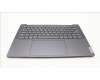 Lenovo 5CB1L50296 C-Abdeckung mit Tastatur, Englisch (GB), sturmgrau, Ohne Puresight-Logo