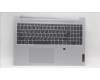 Lenovo 5CB1L50445 C-Abdeckung mit Tastatur, Russisch, Wolkengrau, Hintergrundbeleuchtung, Fingerabdruck