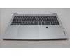 Lenovo 5CB1L50459 C-Cover with keyboard, French, Cloud Grey, Backlight, FingerPrint, US