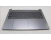 Lenovo 5CB1L50991 C-Abdeckung mit Tastatur, Deutsch, arktisgrau, Hintergrundbeleuchtung, Fingerabdruckleser