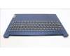 Lenovo 5CB1L53330 C-Abdeckung mit Tastatur, Hebräisch, tiefblau, Ohne_Hintergrundbeleuchtung, Ohne_Fingerabdruckscanner