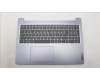 Lenovo 5CB1L53368 C-Abdeckung mit Tastatur, Englisch (US, Euro), arktisgrau, Ohne_Hintergrundbeleuchtung, Ohne_Fingerabdruckscanner