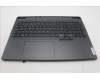 Lenovo 5CB1L54638 C-Abdeckung mit Tastatur, Portugiesisch, Onyxgrau, RGB-Hintergrundbel.