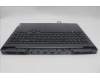 Lenovo 5CB1L54678 C-Cover with keyboard,Ukraine,Onyx Grey,White Backlight