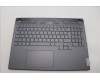 Lenovo 5CB1L56021 C-Abdeckung mit Tastatur, Italienisch, Sturmgrau, Hintergrundbeleuchtung