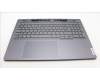 Lenovo 5CB1L68953 C-Abdeckung mit Tastatur, Portugiesisch, Sturmgrau, Hintergrundbeleuchtung, Fingerabdruck