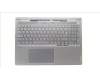 Lenovo 5CB1L68956 C-Cover with keyboard,Spanish,Storm Grey,Backlight,Fingerprint