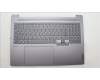 Lenovo 5CB1L79651 C-Abdeckung mit Tastatur, Belgisch, arktisgrau, GB