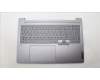 Lenovo 5CB1L79683 C-Cover with keyboard, Belgian, Arctic Grey, UK